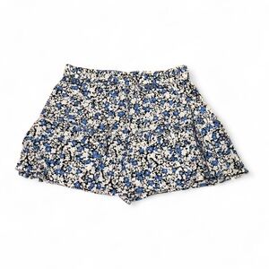 Zara - Blue and White Floral Lightweight Skort
